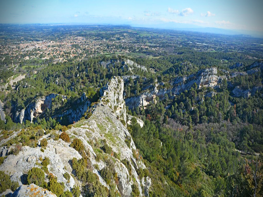 La crête des Alpilles à Saint Rémy